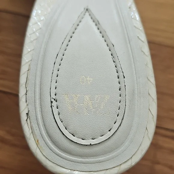Zara Cream and Gold Slip-On Mules Size 40 - Picture 6 of 7